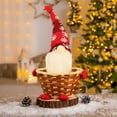 thumbnail image 2 of Costeam Christmas Candy Bowl Gnome Storage Basket Winter Candy Dish Woven Holder Servers for Christmas Holiday Table Desk Party Gift Decoration Home, 2 of 6