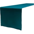 thumbnail image 2 of LA Linen TCpop14x108-TealDrkP82 Chemin de Table en Popeline de Polyester, Bleu Sarcelle Foncé - 14 x 108 Po., 2 of 2