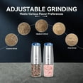 thumbnail image 4 of axGear Electric Salt and Pepper Grinder Set of 2 USB Rechargeable Durable Modern Style, 4 of 9