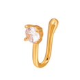 thumbnail image 4 of Clip On Nose Rings For Women Non-Pierced Nose Hoop Ring Adjust Nose Cuff, 4 of 9