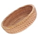 thumbnail image 3 of Handwoven Rattan Fruit Basket, Round Wicker Tray, Natural Ventilated Storage Bowl for Fruits, Snacks, Bread, Kitchen Counter, Tea Table, Home Decor, 3 of 5