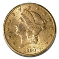 thumbnail image 2 of 1890-CC $20 Liberty Gold Double Eagle MS-61 PCGS, 2 of 3