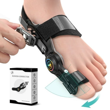 Bunion Corrector for Women & Men, Upgraded Orthopedic Bunions Correction with Non-Slip Big Toe Separators, Adjustable Bunion Splint Suitable for Left/Right Foot Bunion Relief