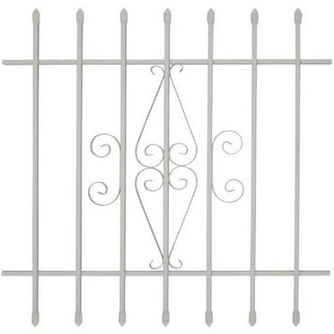 Spear Point Window Bar Guard (24 x 36, White)