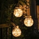 thumbnail image 5 of Luces LED solares decorativas de vidrio para jardín, iluminación LED para jardín, 1 paquete de luces LED de cadena, decoración de lámpara solar para Navidad, fiestas, festivales, 5 of 5