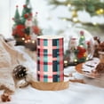 thumbnail image 2 of Yayeee Flameless Candles with Remote Flickering Battery Operated Multi Color Changing, Red Teal Stripes, 2 of 7