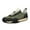Green, variant on XIMIN Men and Women's Platform Sneakers Retro Neutral Classic Trainers Colorblock Casual Lace-up Stylish Tennis Chunky Walking Fashion Shoes Footwear (42, Khaki)