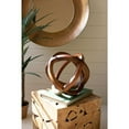 thumbnail image 4 of Shree Ram Art Reclaimed Wood Natural Circles Decor, 4 of 4