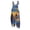 Dark Gray, variant on Womens Halloween Overalls Spiderweb Witch Hat Halter Backless Spooky Overalls Skeleton Ghost Sleeveless Horror Jumpsuits, 2XL