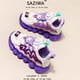 thumbnail image 2 of Zapatos para niñas, zapatillas de deporte de otoño 2024, zapatos morados de cuero con hebilla giratoria para niños, zapatos para papá, zapatos giratorios grandes para niñas, 2 of 4