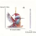 thumbnail image 3 of WIFKLSIIPG Acrylic 2D Flat Animal Series Suspension Decoration Car Interior Keychain Decoration, 3 of 8