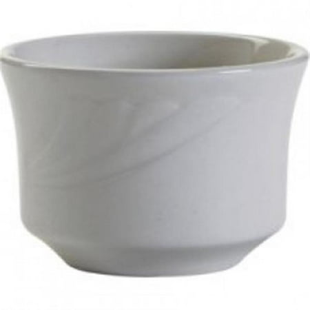 

Tuxton China YPB-0752 Sonoma 3.63 in. Embossed China Bouillon - Porcelain White - 3 Dozen