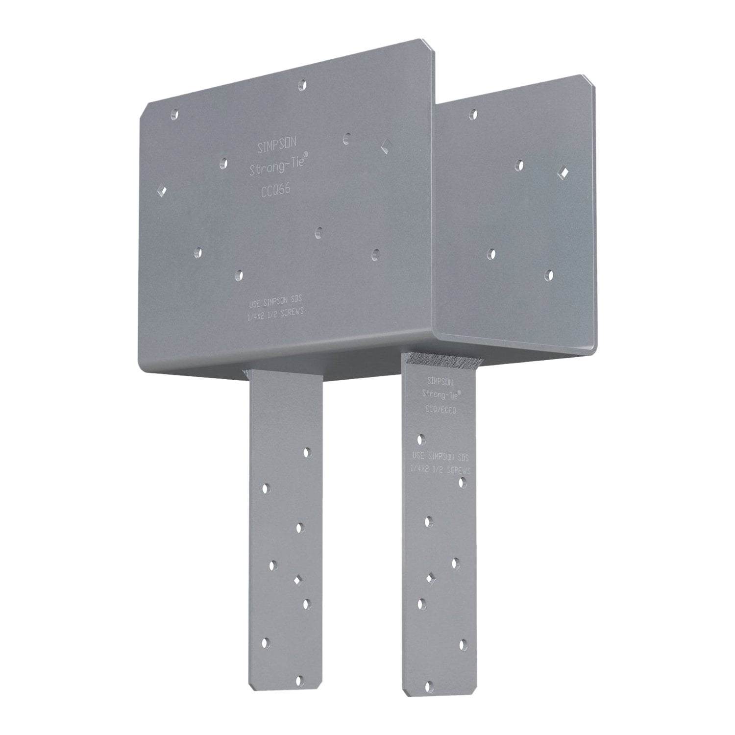 Simpson Strong-Tie HUS28 HUS Galvanized Face-Mount Joist Hanger for 2x8 (Pack of 25) — Residential Use, Standard Application