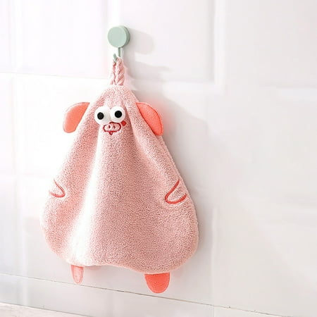 

KEUSN Pig Water Absorbent Repeatable Dishwasher Cleaning Wipe Hanging Towel Dishcloth Kitchen Bathroom Water Absorbent Towel Towel Towel