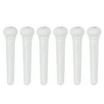 thumbnail image 2 of 6Pcs Plastic Bridge Pin Acoustic Guitar Pegs Replacement Stringed Instrument Accessories, 2 of 14