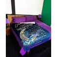 thumbnail image 2 of LHSHID Fleece Blanket to My Granddaughter Bed Throw Tapestry Grandma Grandpa Dad Mom Blanket Daughter Son Granddaughter Grandson Blanket, 2 of 6