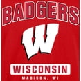 thumbnail image 2 of Men's Red Wisconsin Badgers Campus Icon Long Sleeve T-Shirt, 2 of 2