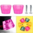 thumbnail image 4 of Paquete de 2 patines de freno de patines en línea Bloques de freno de rodillos Tapón de seguridad antideslizante para patines de ruedas - Rosa SM SunniMix Patines Pastilla de freno, 4 of 8