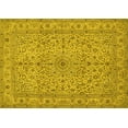 thumbnail image 1 of Ahgly Company Machine Washable Indoor Rectangle Persian Yellow Traditional Area Rugs, 3' x 5', 1 of 4