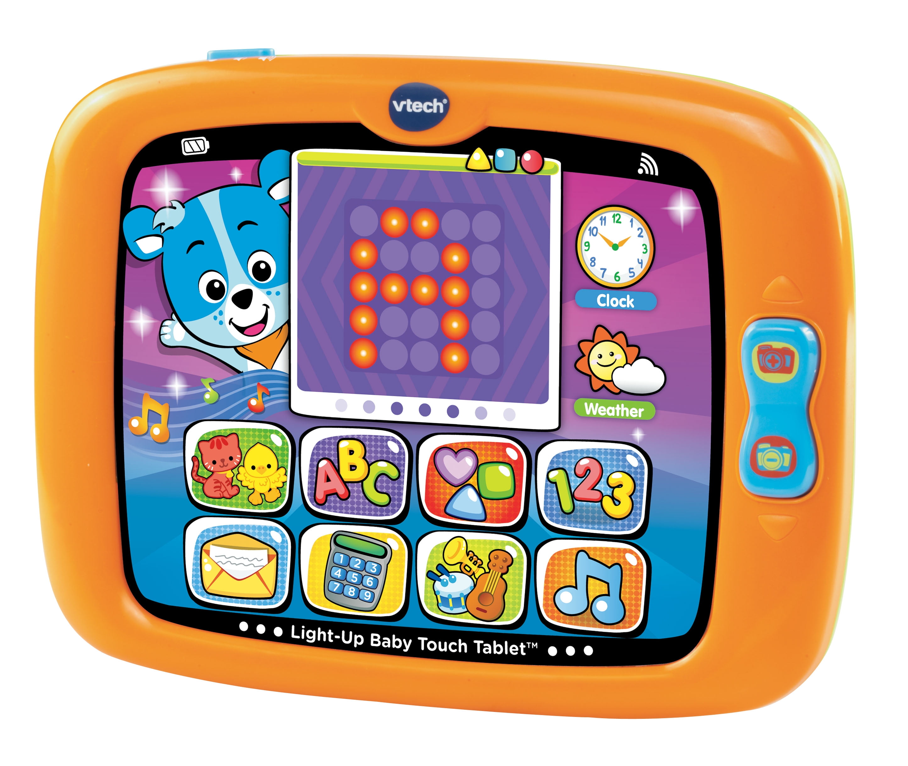 kortademigheid onvoorwaardelijk Aanhoudend VTech Light-Up Baby Touch Tablet, Learning Toy for Baby, Orange -  Walmart.com