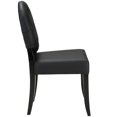 thumbnail image 3 of Modway Button Dining Side Chair Set of 2 in Black, 3 of 5