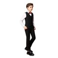 thumbnail image 4 of ETHAN Traje Para Niños Elegantes Boys Suits for Wedding Prom Formal Dress Suit Set Complete Outfit Black Size 5, 4 of 9