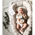 thumbnail image 2 of Cuna infantil para exteriores, cuna para recién nacido, cuna para guardería, cochecito, nido para dormir, parachoques, cojín para cuna de bebé, 95x60cm Fivean unisex, 2 of 2