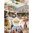 thumbnail image 5 of Vintage Green Leaf Table Cloth, Spring Country Watercolor Plant Waterproof Tablecloth for Rectangle Tables, Reusable Washable Fabric Table Cover for Restaurant Kitchen Dining Tables 52"x70", 5 of 6