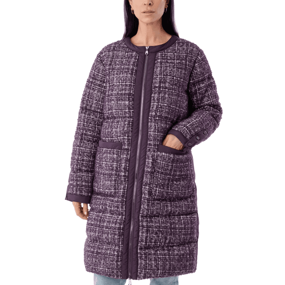 Bernardo Puffer Purple Jacket Women's Medium