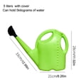 thumbnail image 3 of Floleo Watering Can For Outdoor Plants,Watering Can Indoor Plants With Removable Long Spout And Sprinkler Head,Plastic Large Watering Can For Garden Flowers Vegetables, 3 of 8
