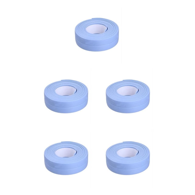 Tiras de sellado Adhesivo de pared impermeable Cinta autoadhesiva antimoho Esquina de baño Encimera de baño 3.2m 2.2cm Azul Bearachild