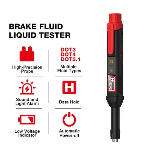 Brake Fluid Tester Pen - Quick Check Car Brake Oil Quality, Auto Diagnostic Tool