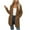 Brown, variant on Lovskoo Long Cardigans for Women Trendy Long Sleeve Pure Pocket Button Cardigan Sweater Coat Green