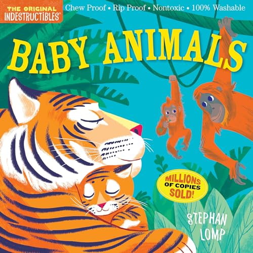Pre-Owned Indestructibles: Baby Animals: Chew Proof Rip Proof Nontoxic 100% Washable (Book for Babies, Newborn Books, Safe to Chew) Paperback