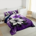 thumbnail image 3 of Castle Fairy Retro Flower Boy Girl 2Pcs Bedding Comforter Set,Floral Butterfly Twin Comforter Sets,Botanical Plants Breathable Bedding Set,Luxury Bedroom Decor, 3 of 8