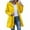 01 Yellow, variant on Weiqiqre Womens Jackets Casual Striped Lined Hooded Lightweight Raincoat Outdoor Waterproof Windbreaker