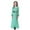 A-6955Light Green, variant on MEZZALL Girls Abaya Dress Long Robe For Kids Middle Arabic Style Solid Color Casual Summer Outfits Toddler Dailywear Holiday / 13-15 Years