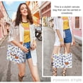 thumbnail image 2 of Bolso de lona Ayieyill para mujer Purple Flower, 2 of 6