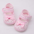 thumbnail image 3 of Lovebay Baby Girls Cotton Cloth Shoes Daisy Flower Anti-slip Soft Sole Prewalker Crib Shoes, 3 of 5