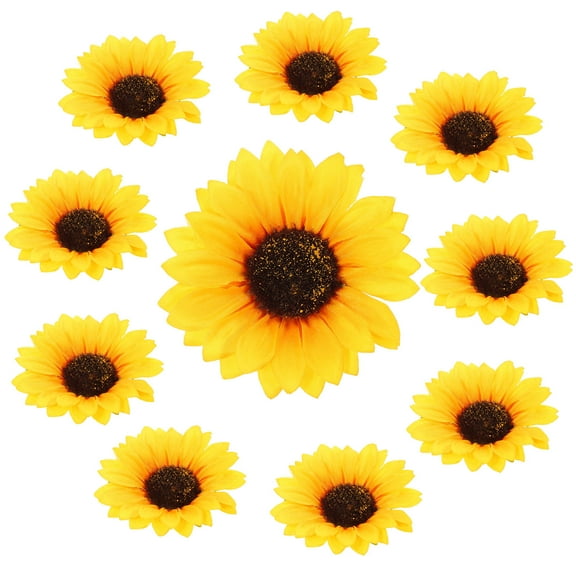 RENACLIPY Decorative Sunflower Patches for Clothes and Hats, Premium Silk Fabric, , Sewing and Craft Accessories