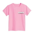 thumbnail image 6 of Ketyyh-chn99 Girls' Summer Cute T Shirts Kids Shirts Summer Short Sleeve Tops for Girls Crew Neck Cute Blouses Patterned Soft Clothes Size for 5-6 Years,Pink, 6 of 6
