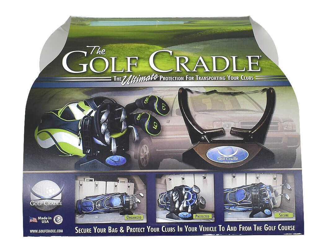 Golf Cradle Bag Travel Support Black