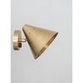 thumbnail image 2 of 1 Light Short Wall Mid Century Modern Raw Brass Sputnik Chandelier Light Fixture, 2 of 3