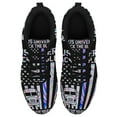 thumbnail image 2 of Bus Drivers Back The Blue Running Shoes Sneakers Mesh Black Size 7.5, 2 of 5