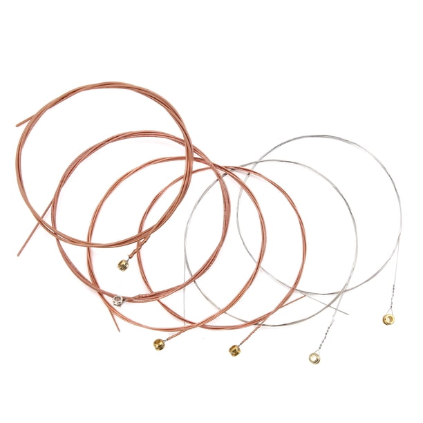 Cuerdas de guitarra accesorios para instrumentos musicales antioxidantes Piezas de guitarra Reemplazo de cuerdas de guitarra acústica Ligeras para guitarra acústica ANGGREK Otros