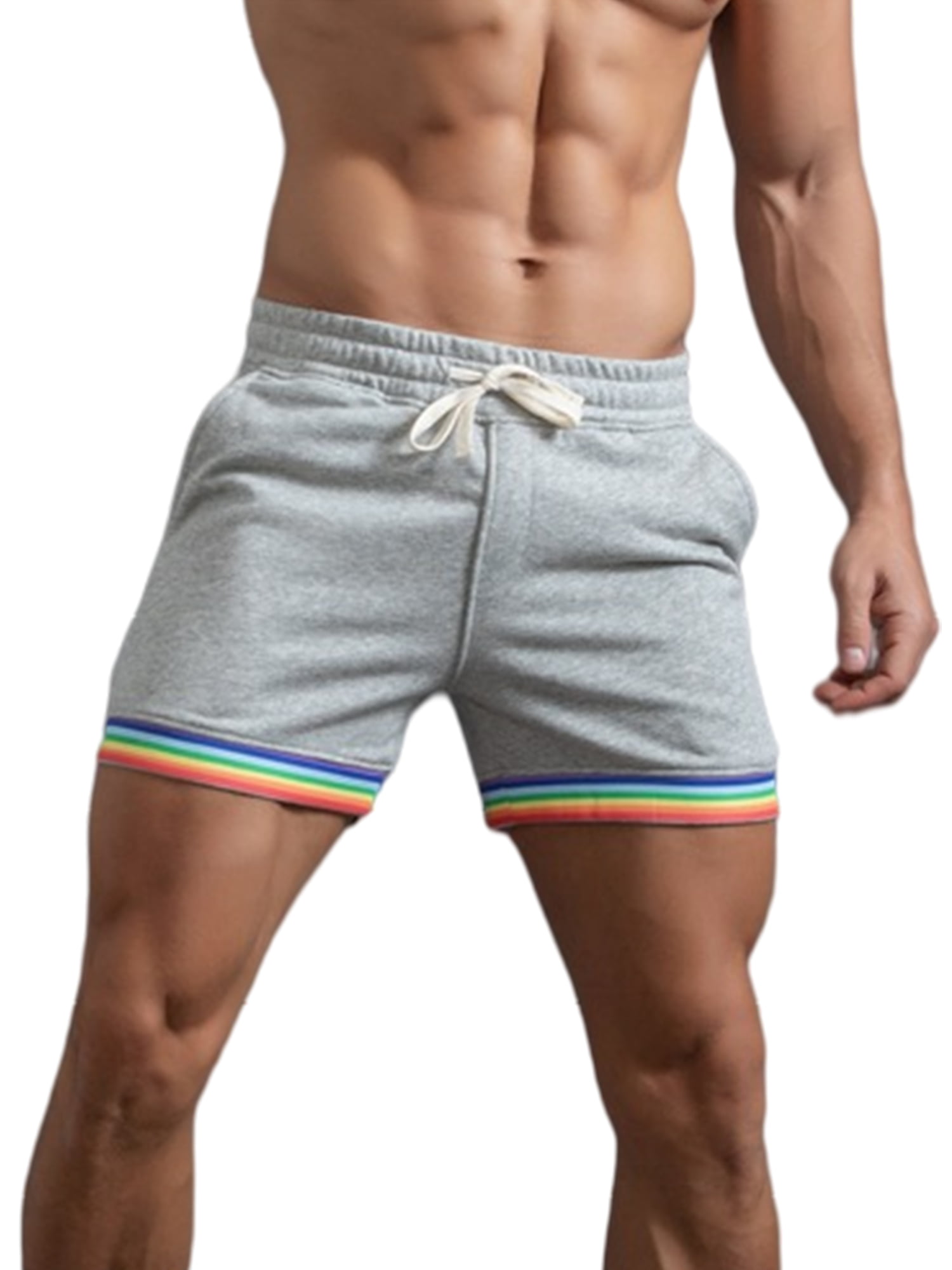 Boys Loose Fit Elastic Waist Hot Pants Mens Summer Casual Contrast Color |  Fruugo BH