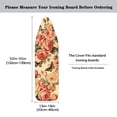 thumbnail image 5 of Kuiaobaty Retro Butterfly Rose Ironing Board Cover Non-Slip Ironing Board Replacement Cover Protective Scorch Polyster with Elastic Edge and 3 Fasteners Home & Kitchen Accessories, 5 of 5