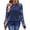 C Navy Print, variant on Color Block Sweatshirts for Women Raglan Long Sleeve Shirts Casual Crewneck Printed Pullover Tunic Tops