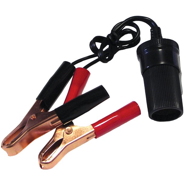 Shoreline Marine Battery Clip Extension, Accepts Plugin 12volt Accessories