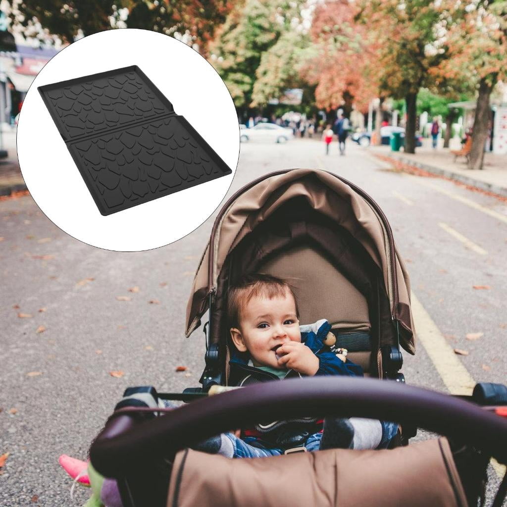 Osdhezcn Silicone Infant Stroller Seat Pad for Wagon W2/W4 Anti Slip Design Waterproof Easy Clean Baby Carriage Cushion